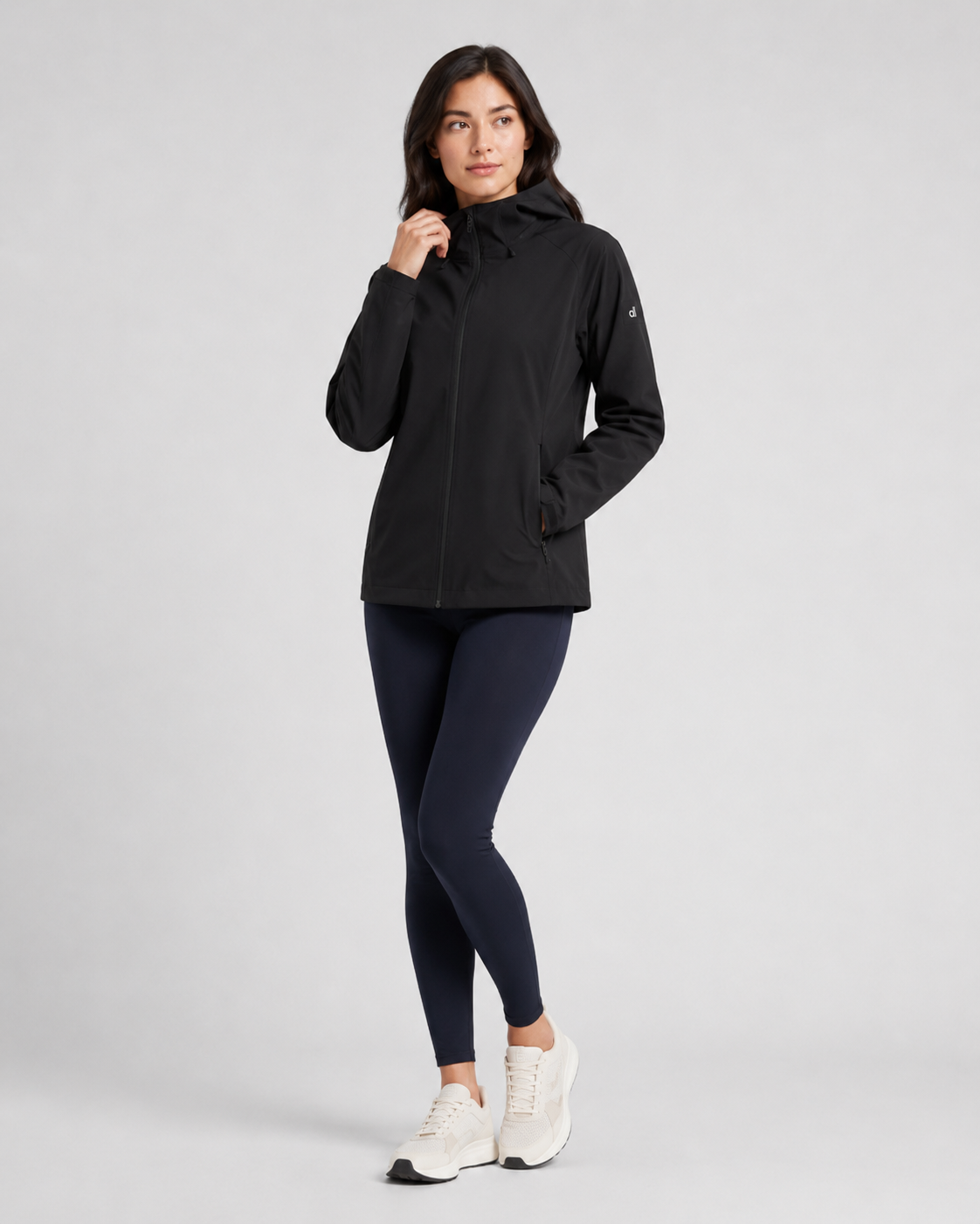 yoga femme avec veste à capuche