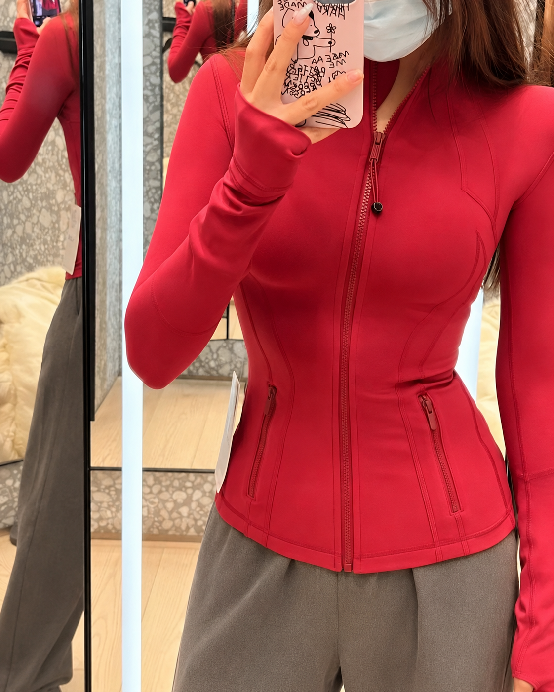 Veste de sport femme zippée à manches longues – Coupe cintrée yoga, fitness & lifestyle